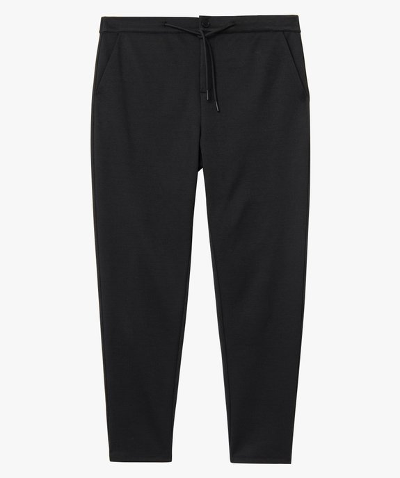 Pantalon homme en maille piquée vue4 - GEMO (HOMME) - GEMO