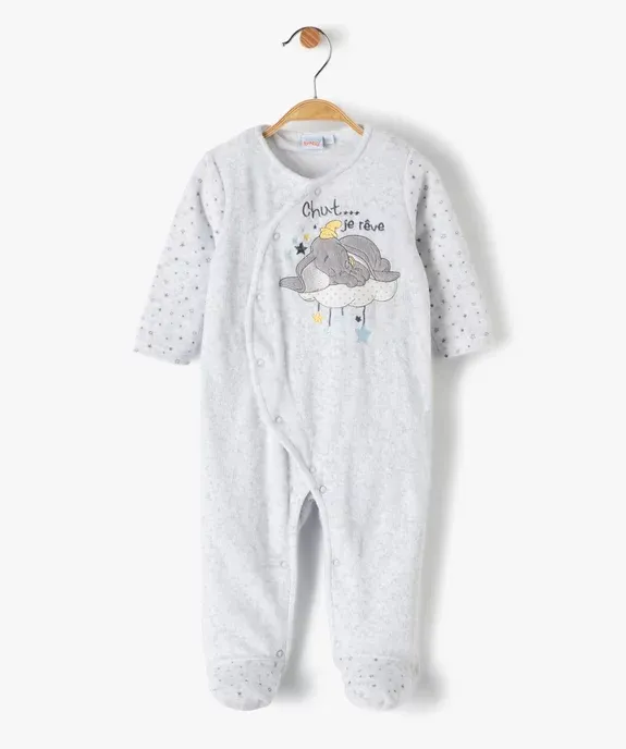 Pyjama bébé à étoiles imprimé Dumbo - Disney vue1 - DISNEY DTR - GEMO
