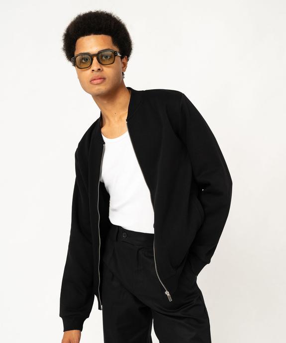 Sweat zippé en molleton doux homme vue2 - GEMO (HOMME) - GEMO
