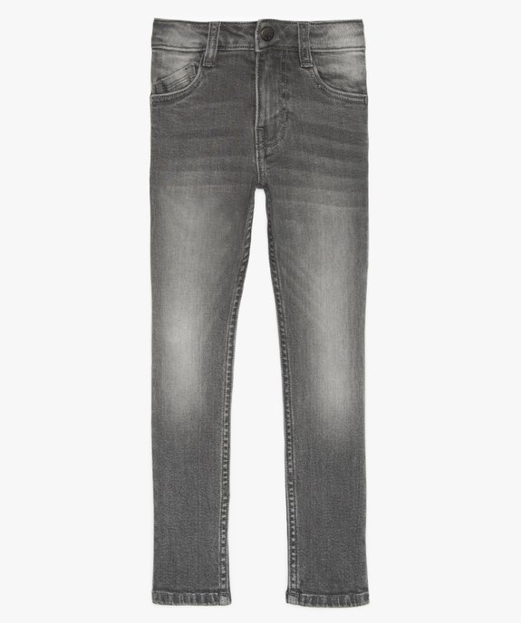 Jean garçon coupe slim à taille réglable vue1 - GEMO 4G GARCON - GEMO