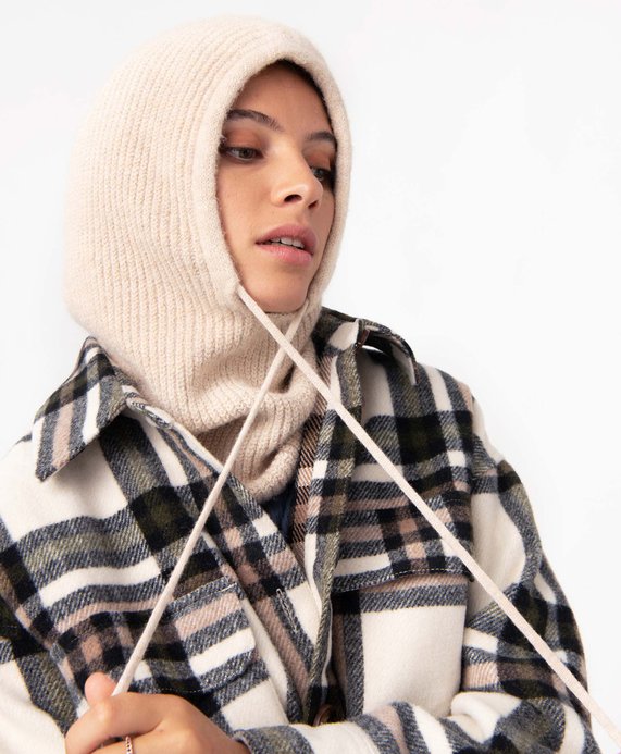Cagoule femme transformable en écharpe vue1 - GEMO 4G FEMME - GEMO