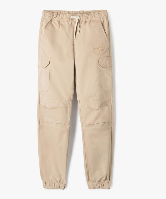 Pantalon jogger coupe cargo garçon - Camps United vue1 - CAMPS - GEMO