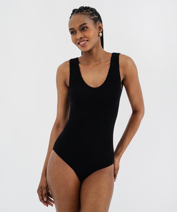 Maillot de bain une pièce extensible taille unique femme vue1 - GEMO (PLAGE) - GEMO