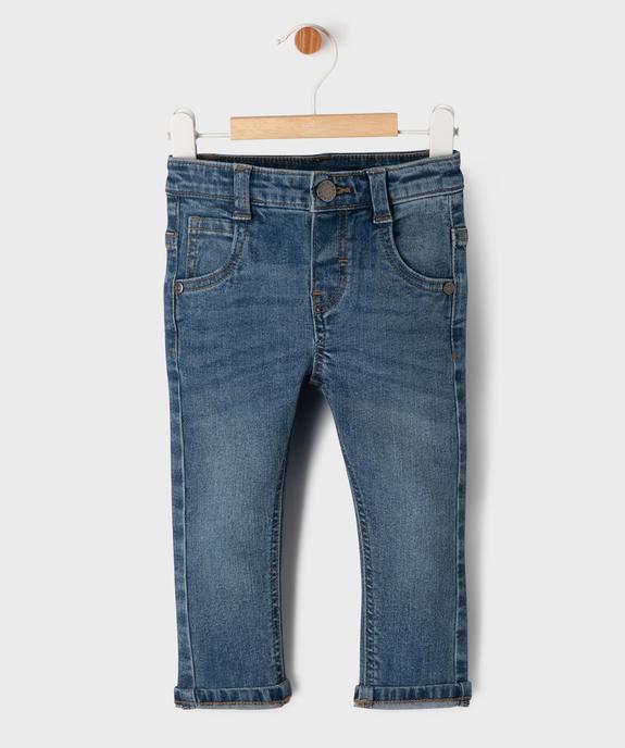 Jean slim extensible bébé garçon vue5 - GEMO 4G BEBE - GEMO