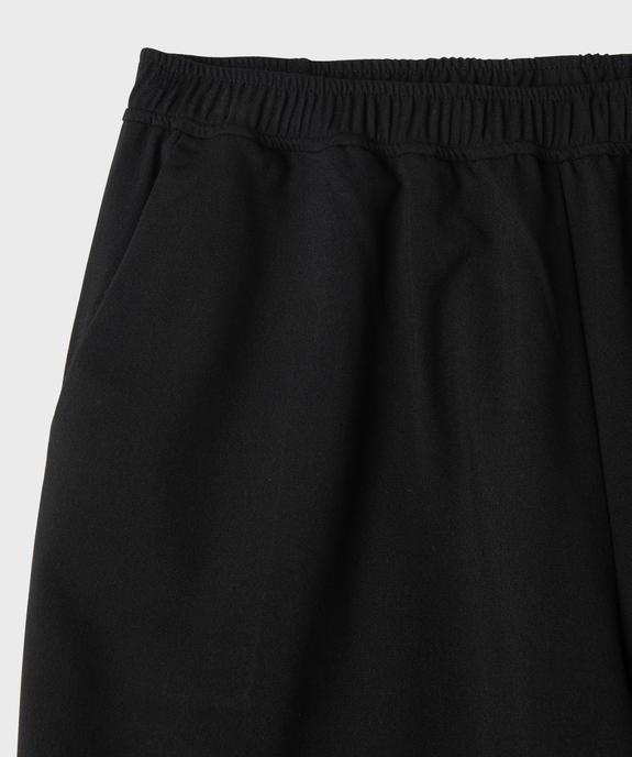 Pantalon sarouel en tissu souple et extensible fille vue2 - GEMO (JUNIOR) - GEMO