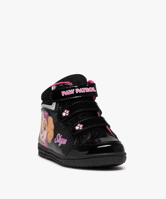 Baskets fille mid-cut vernies Skye - Pat Patrouille  vue2 - PAT PATROUILLE - GEMO