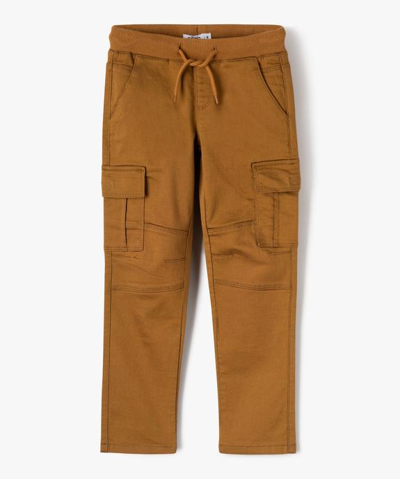 Pantalon multipoches en matière résistante garçon vue1 - GEMO 4G GARCON - GEMO