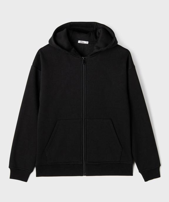 Sweat zippé à capuche garçon vue1 - GEMO (JUNIOR) - GEMO