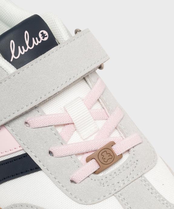 Baskets à scratch esprit campus fille - LuluCastagnette vue6 - LULUCASTAGNETTE - GEMO