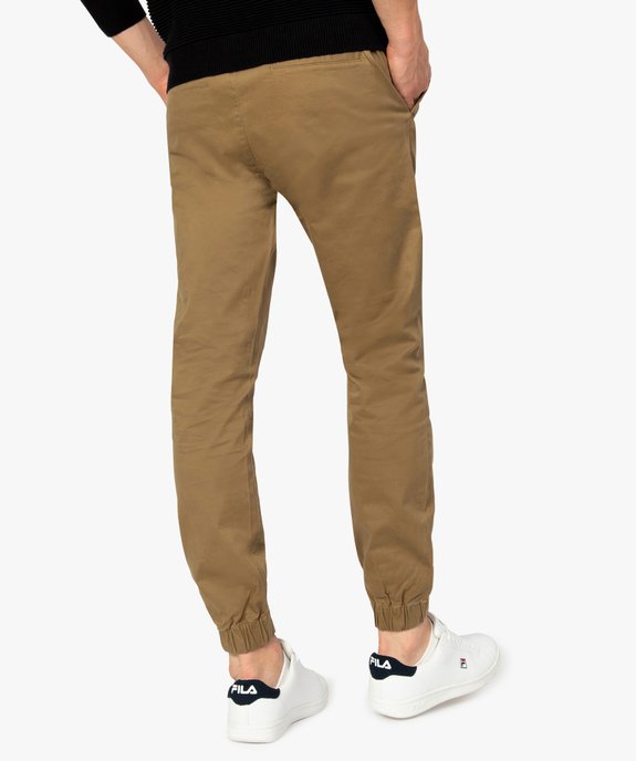 Pantalon taille élastique homme gémo hot sale