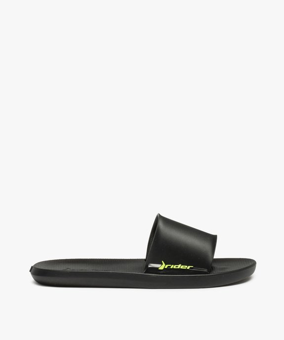Mules de piscine fille unies logo fluo – Rider vue1 - RIDER - GEMO
