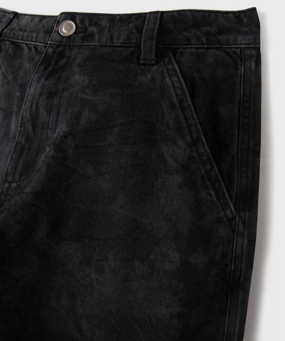 Jean loose en denim 100 % coton à motif délavé garçon - Camps United vue2 - CAMPS - GEMO