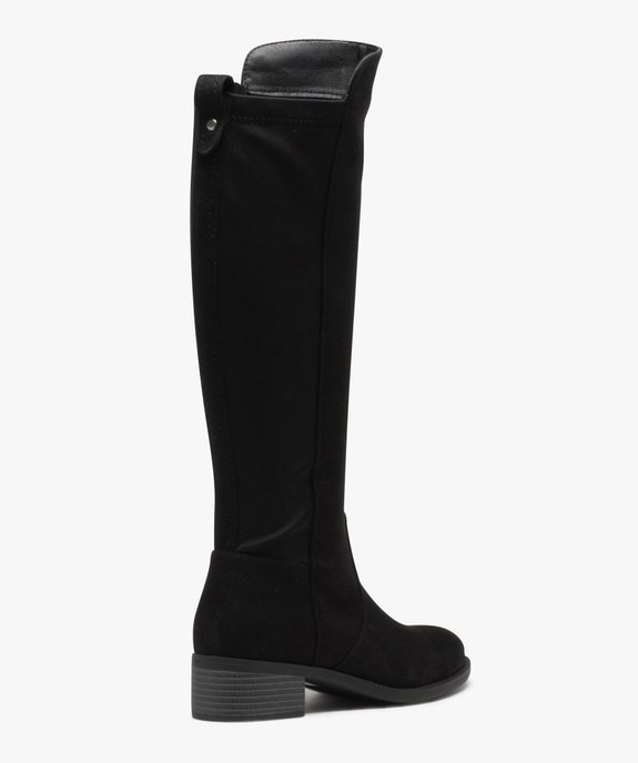 Bottes femme unies à tige souple et élastique  vue4 - VALENTINA BALDA - GEMO