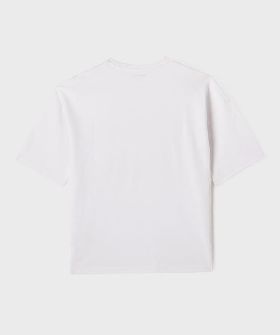 Tee-shirt manches courtes imprimé sportswear garçon vue3 - GEMO (JUNIOR) - GEMO