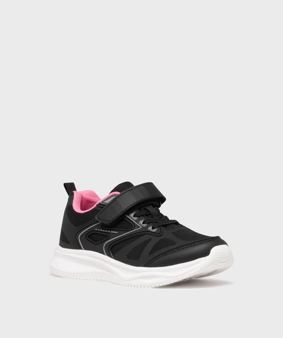 Baskets running en mesh fermeture scratch fille - 5 Miles vue2 - LOVELY WINGS - GEMO