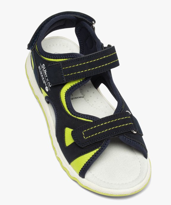 Sandales garçon tout terrain à brides scratch vue5 - GEMO (ENFANT) - GEMO