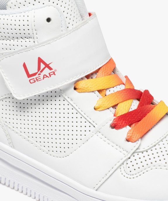 Baskets fille montantes à scratch lumineux - LA Gear vue6 - L.A. GEAR - GEMO