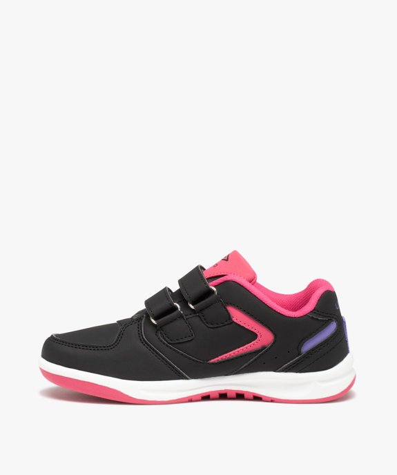 Baskets fille à détails contrastés fermeture scratch - Umbro vue3 - UMBRO - GEMO