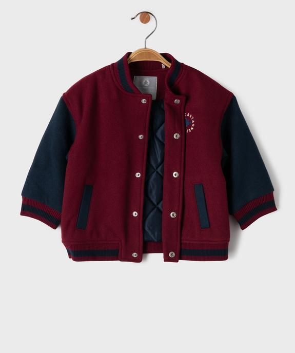 Blouson Teddy à boutons pression bébé garçon LuluCastagnette vue4 - LULUCASTAGNETTE - GEMO