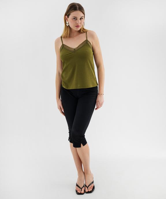 Pantacourt femme taille normale vue8 - GEMO 4G FEMME - GEMO