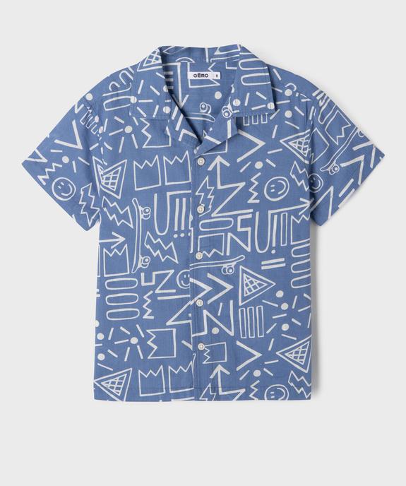 Chemise imprimée garçon vue2 - GEMO (ENFANT) - GEMO