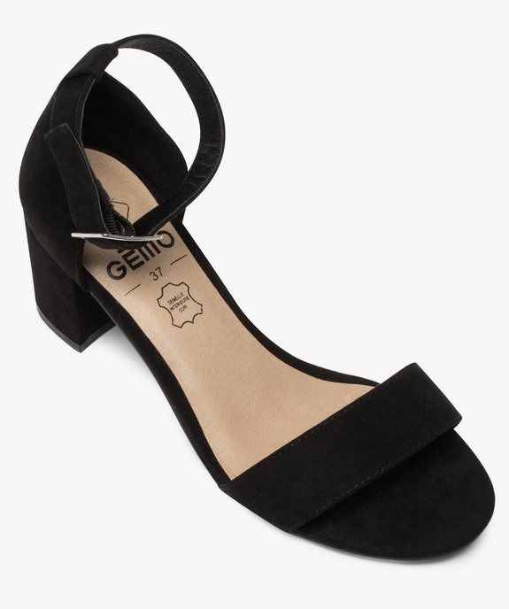 Sandales à talon avec bride cheville spéciales pied large femme - Valentina Baldano vue5 - VALENTINA BALDA - GEMO
