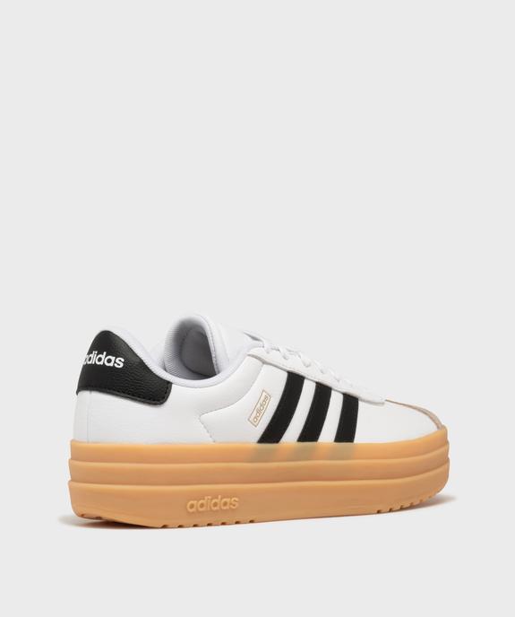 Baskets VL Court Bold à lacets femme - Adidas vue4 - ADIDAS - GEMO