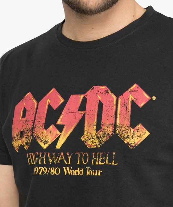 Tee-shirt homme à manches courtes imprimé - AC/DC vue2 - ACDC - GEMO