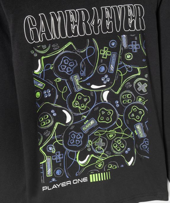 Pyjama en coton avec motif jeu vidéo garçon vue2 - GEMO 4G GARCON - GEMO
