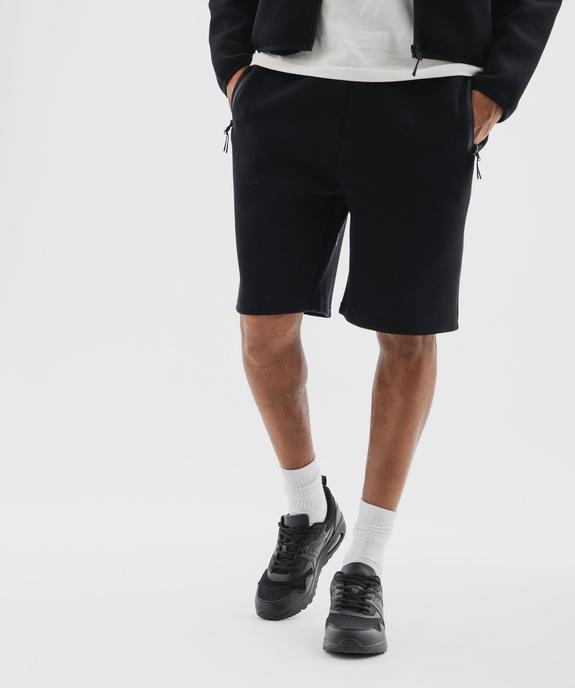 Bermuda de sport avec poches zippées homme vue1 - GEMO (HOMME) - GEMO