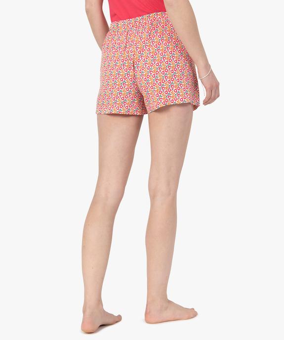 Short de pyjama femme imprimé vue3 - GEMO(HOMWR FEM) - GEMO