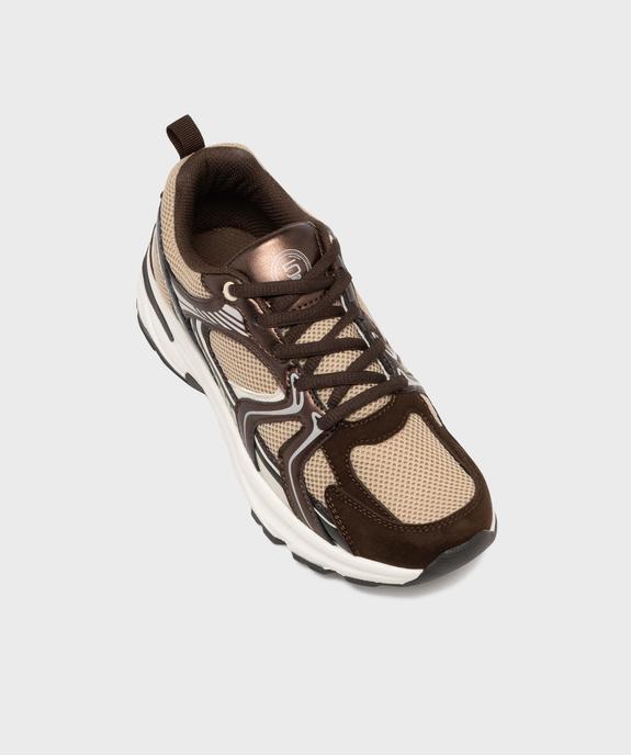 Baskets running multicolores femme - 5 Miles vue5 - 5 MILES - GEMO