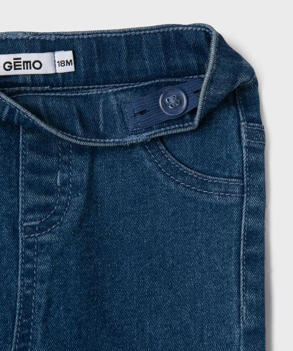 Ensemble 2 pièces jean + tee-shirt manches courtes bébé garçon vue3 - GEMO(BEBE DEBT) - GEMO
