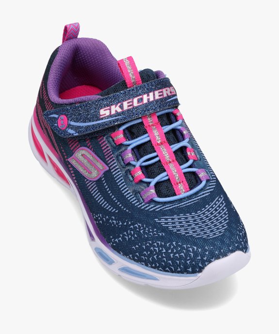 Baskets fille en mesh avec semelle lumineuse - Skechers vue5 - SKECHERS - GEMO