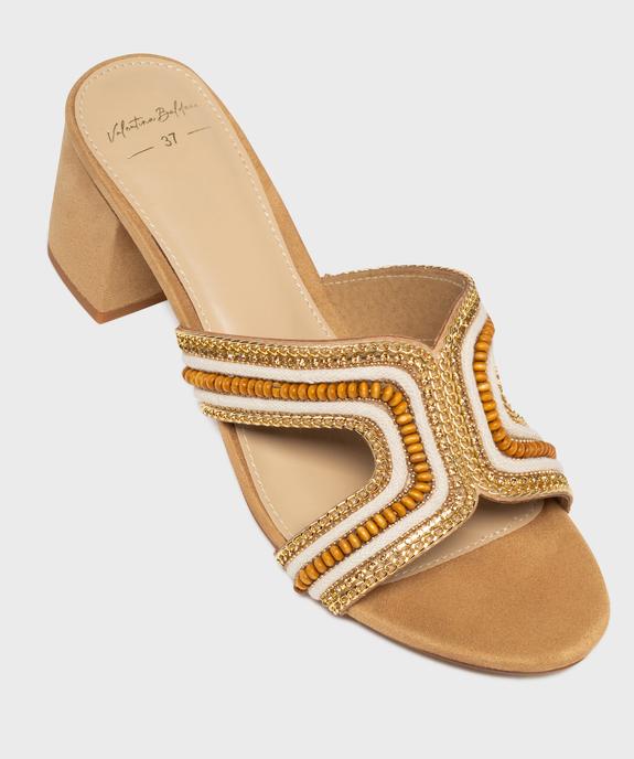 Mules à talon et brides à chaines femme vue6 - VALENTINA BALDA - GEMO
