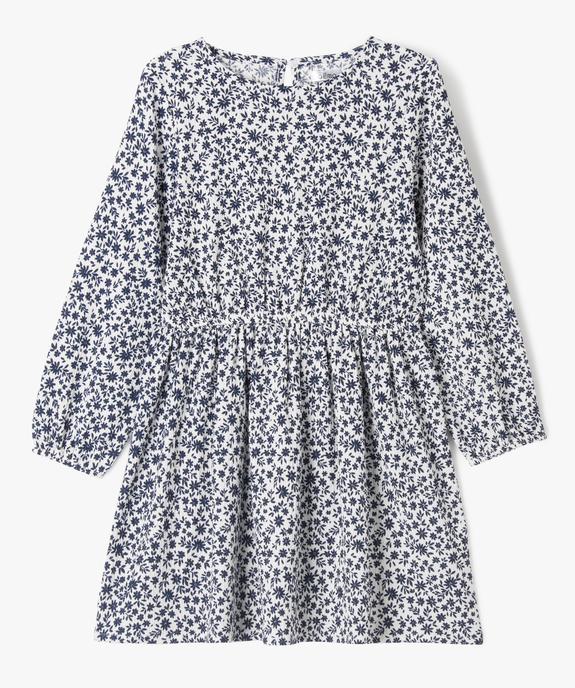 Robe manches longues à motifs fleuris fille - GEMO (ENFANT) Robe manches longues à motifs fleuris fille vue1 - GEMO (ENFANT) - GEMO