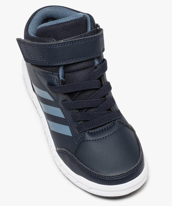 Baskets garçon montantes à fermeture scratch - Adidas vue5 - ADIDAS - GEMO