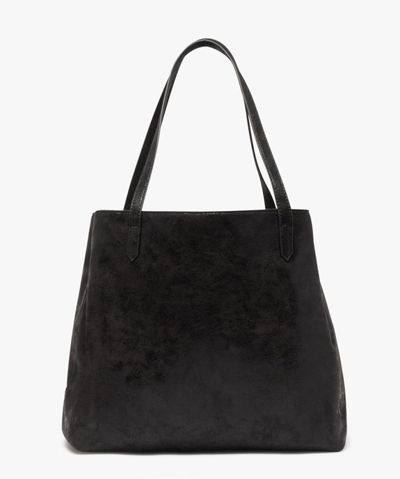 Sac cabas métallisé grand format femme vue1 - GEMO (ACCESS) - GEMO