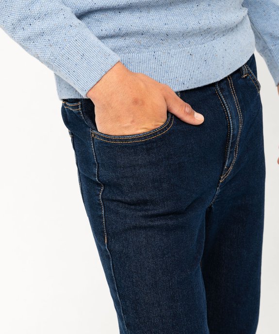 Jean homme coupe slim stretch délavé vue2 - GEMO (HOMME) - GEMO
