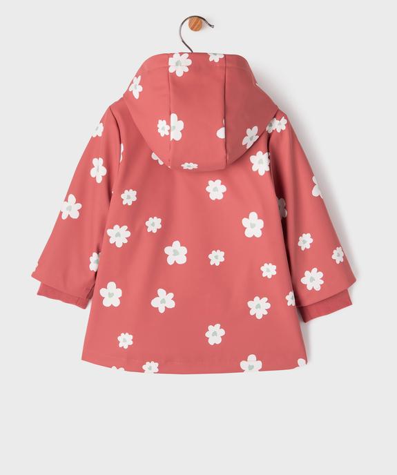 Manteau imperméable doublé à capuche bébé fille vue5 - GEMO(BEBE DEBT) - GEMO