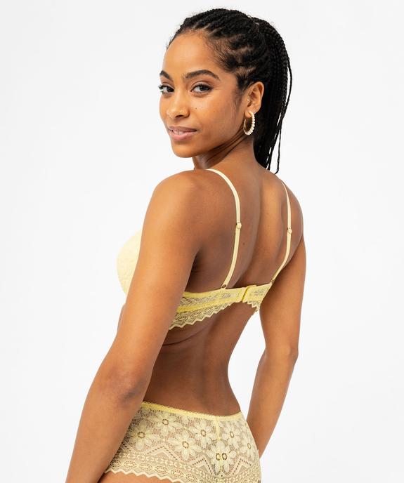 Soutien-gorge corbeille en dentelle avec coques vue2 - GEMO(HOMWR FEM) - GEMO