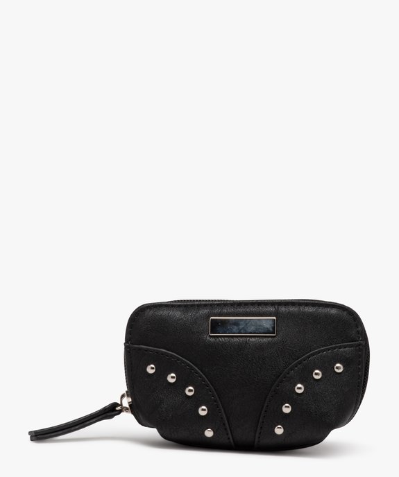 Porte-monnaie avec clous métalliques femme vue1 - GEMO (ACCESS) - GEMO