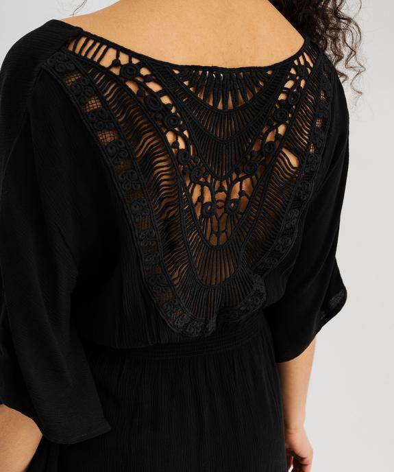 Robe de plage avec dos dentelle femme vue9 - GEMO 4G FEMME - GEMO