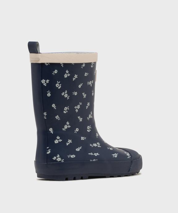 Bottes de pluie fleurie fille - LuluCastagnette vue4 - LULUCASTAGNETTE - GEMO