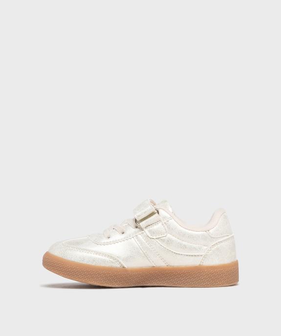 Baskets à scratch avec touches métallisées fille - Lovely Wings vue3 - LOVELY WINGS - GEMO