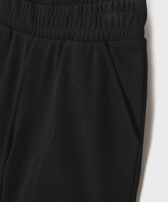 Short en maille coupe ample avec taille élastique fille vue3 - GEMO 4G FILLE - GEMO