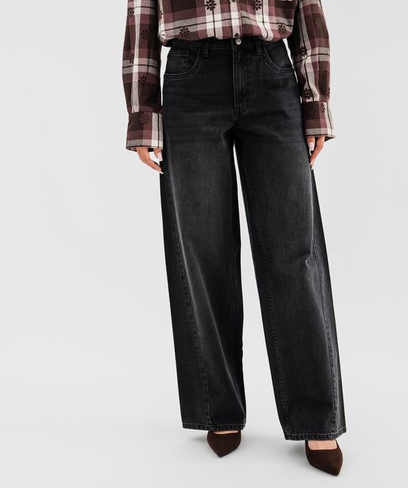 Jean wide leg femme vue2 - GEMO(FEMME PAP) - GEMO