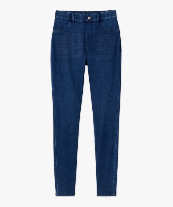 Jegging taille haute délavé femme vue4 - GEMO 4G FEMME - GEMO
