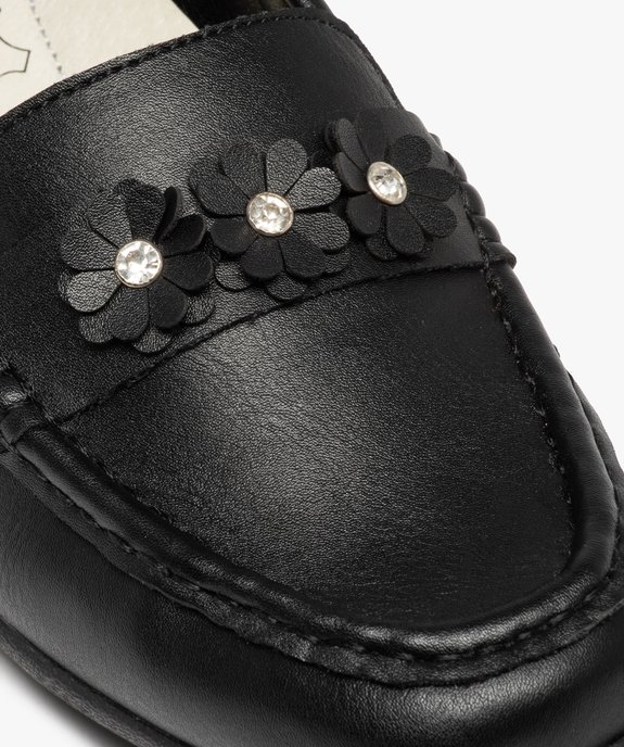 Mocassins femme confort unis ornés de fleurs et strass vue6 - GEMO (CONFORT) - GEMO