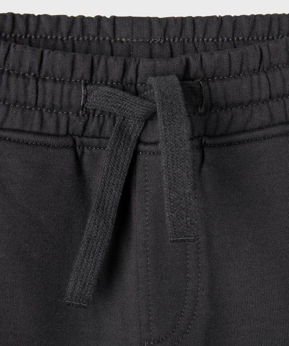 Short en maille coupe large avec taille ajustable garçon vue3 - GEMO (ENFANT) - GEMO